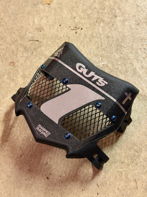 Custom Titanium Vented Plate (Black)