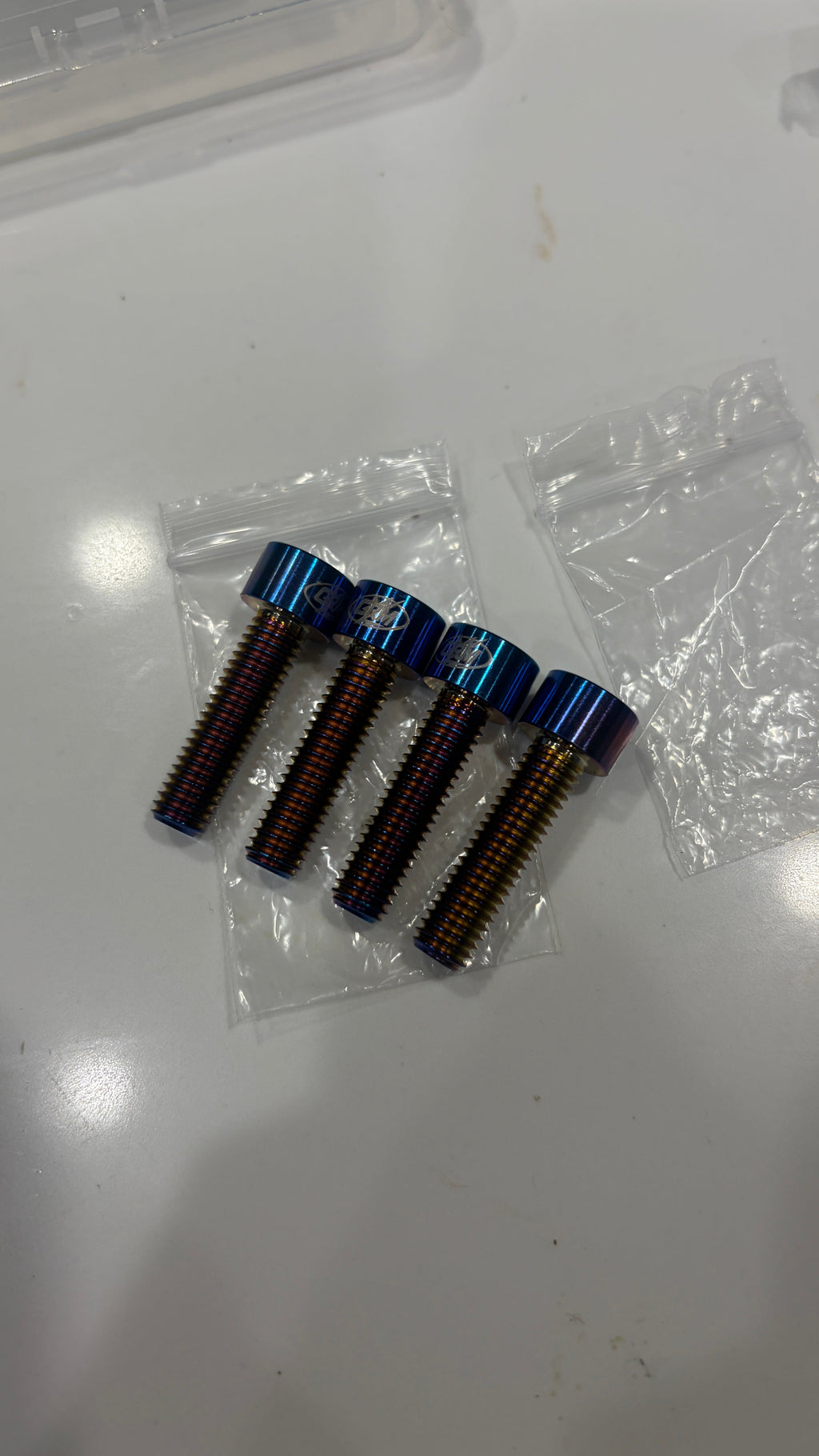 Titanium Handlebar Clamp Bolts Custom made