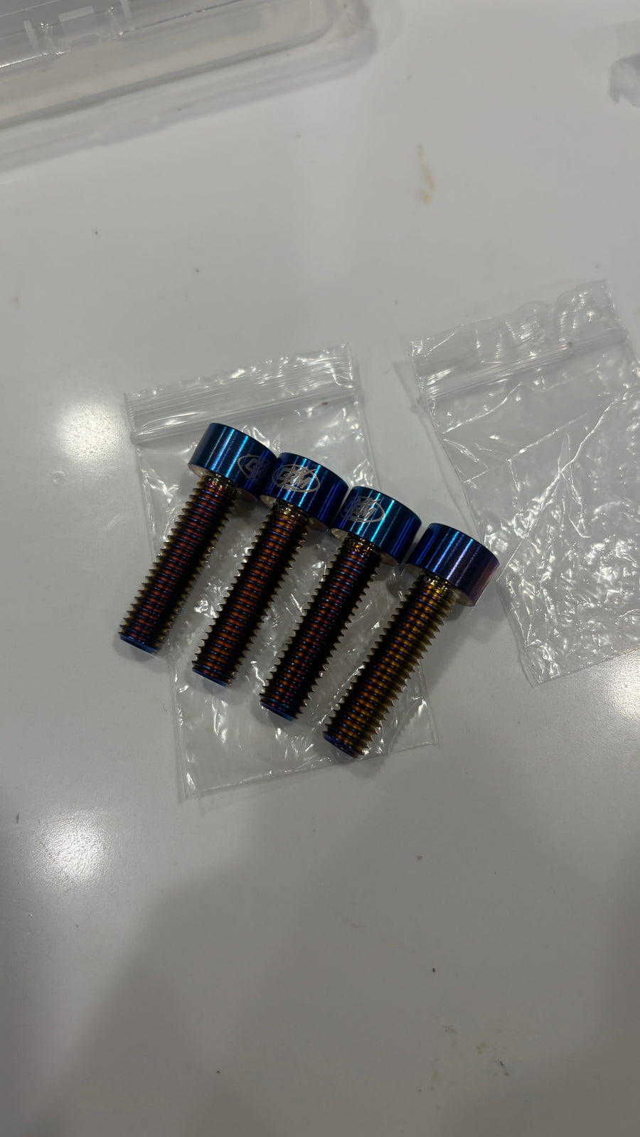 Titanium Handlebar Clamp Bolts Custom made