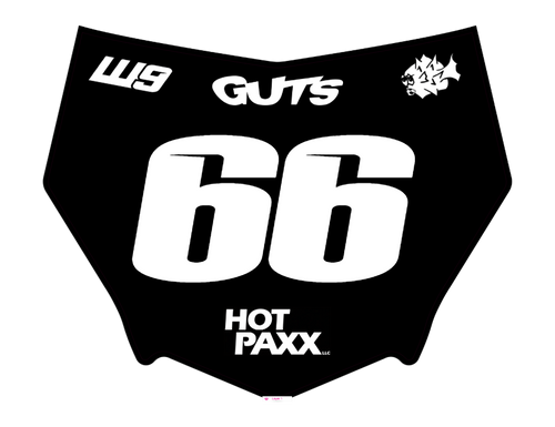 Custom Motocutz Plate Decal