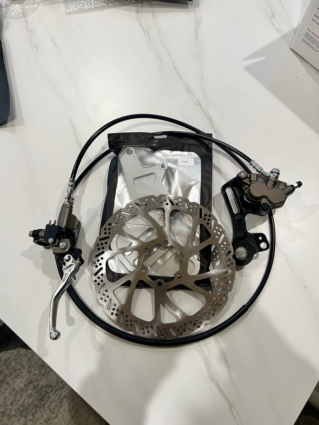 Talaria XXX/MX3/MX4 Rear Moto Brake Kit — Single Caliper